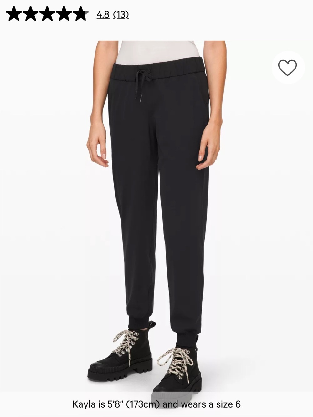Lululemon on the fly jogger size m